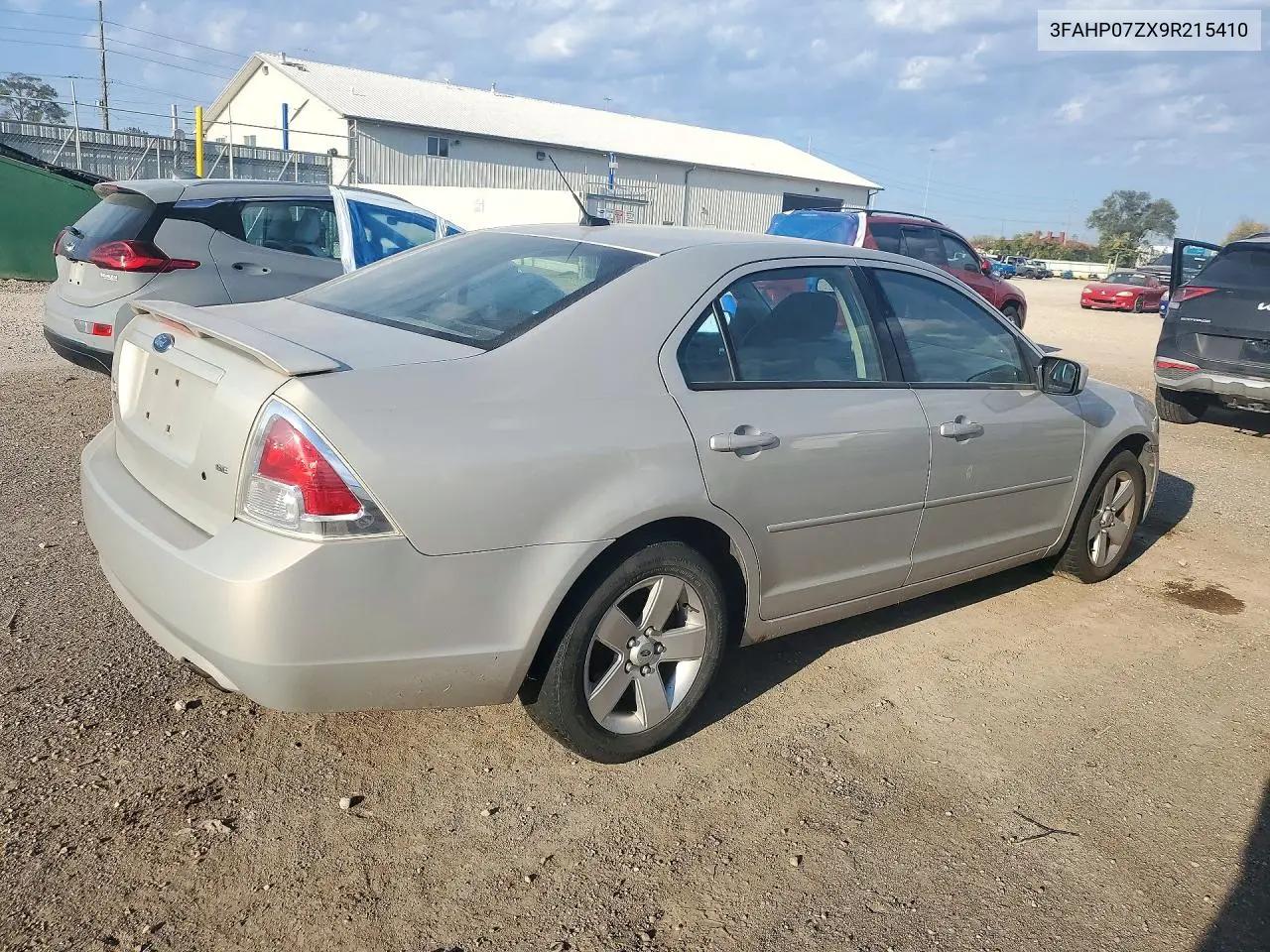 2009 FORD FUSION VIN 3FAHP07ZX9R215410 — фото 3