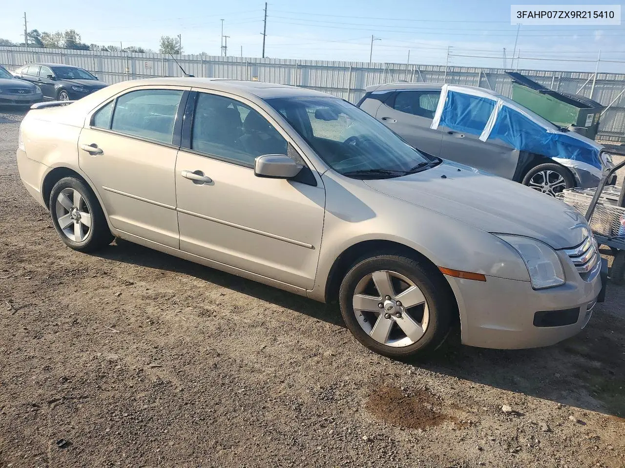 2009 FORD FUSION VIN 3FAHP07ZX9R215410 — фото 4