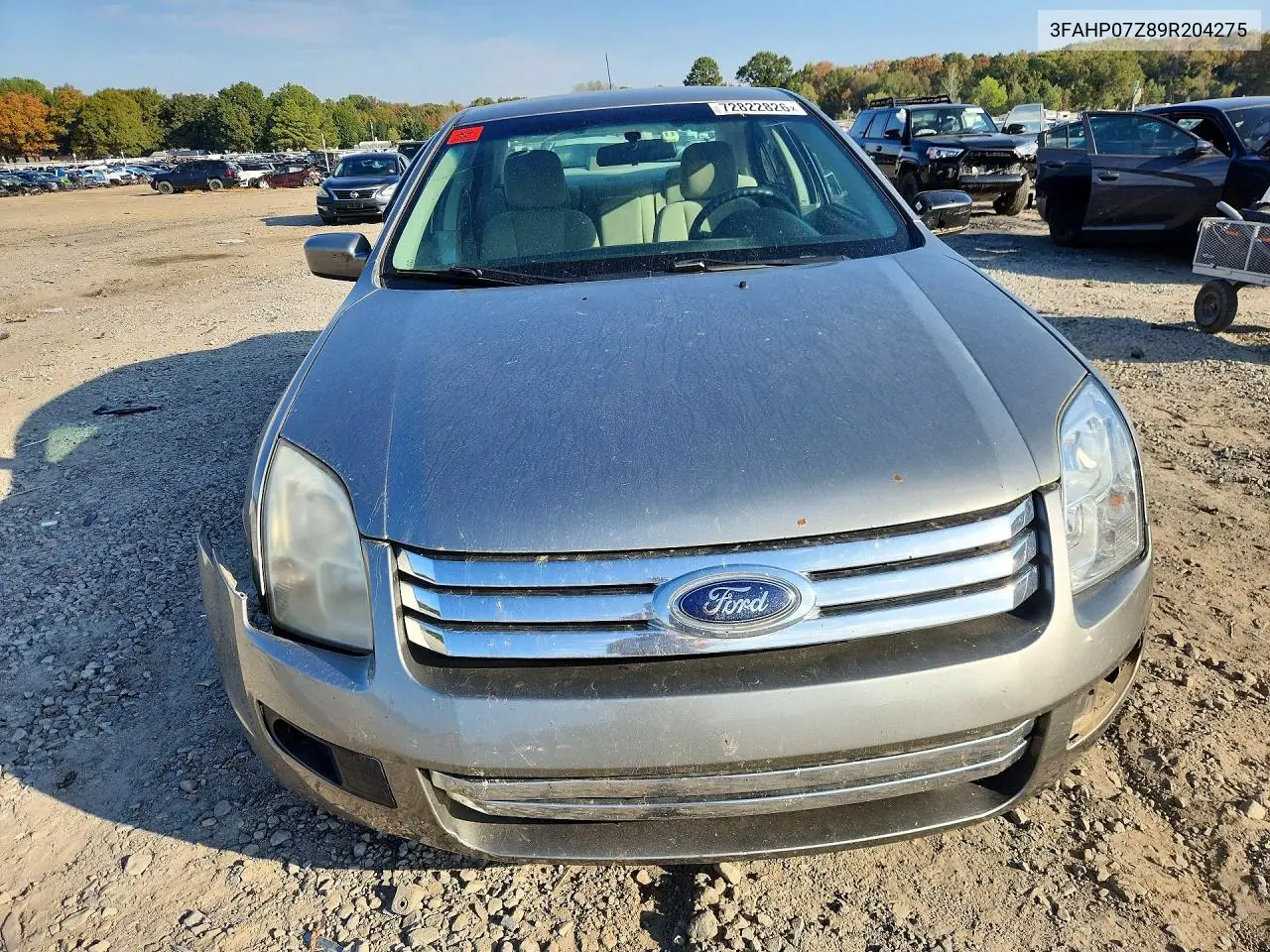 2009 FORD FUSION VIN 3FAHP07Z89R204275 — фото 5