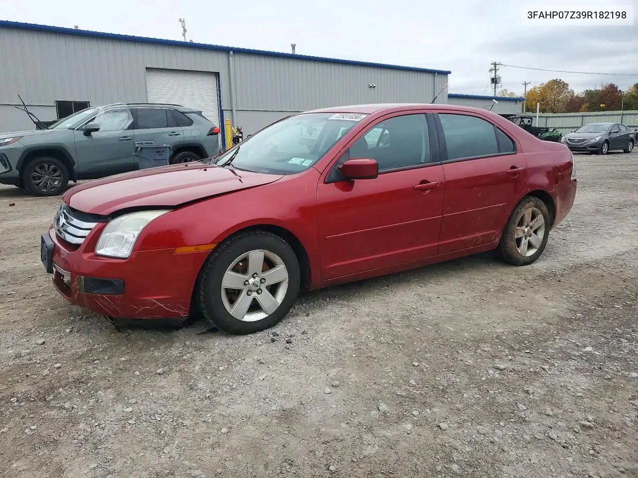 FORD FUSION 2009, VIN 3FAHP07Z39R182198