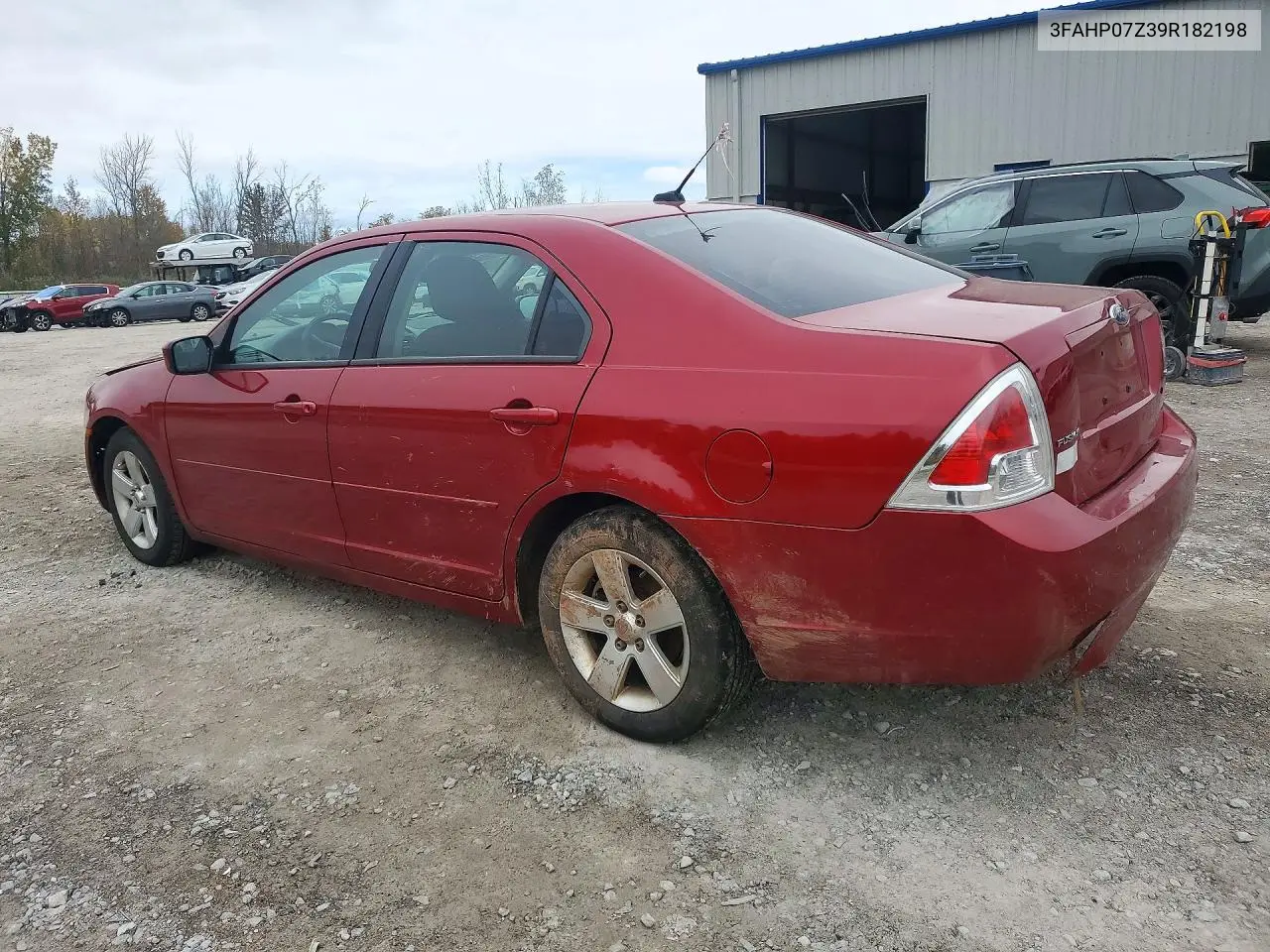 2009 FORD FUSION VIN 3FAHP07Z39R182198 — фото 2