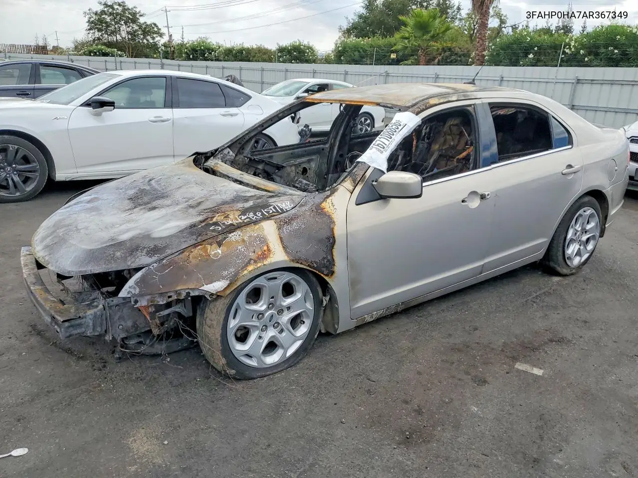 FORD FUSION 2010, VIN 3FAHP0HA7AR367349