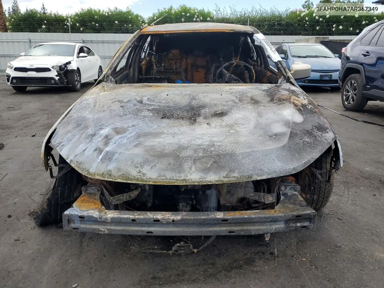 2010 FORD FUSION VIN 3FAHP0HA7AR367349 — фото 5