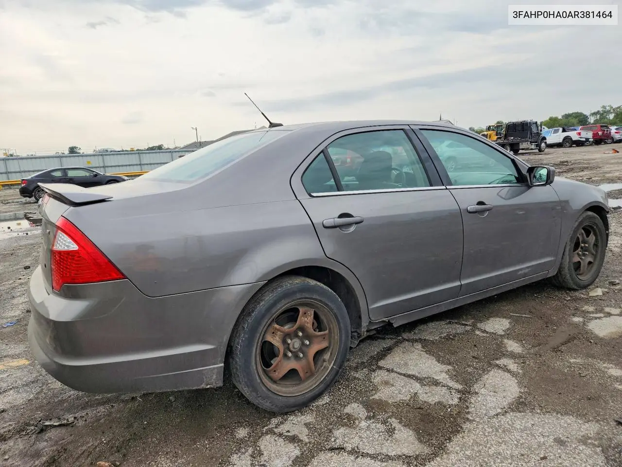 2010 FORD FUSION VIN 3FAHP0HA0AR381464 — фото 3