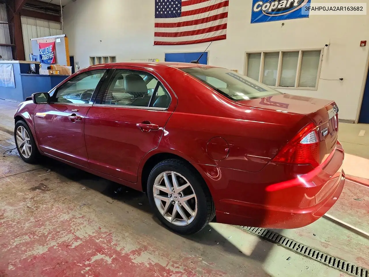 2010 FORD FUSION VIN 3FAHP0JA2AR163682 — фото 2