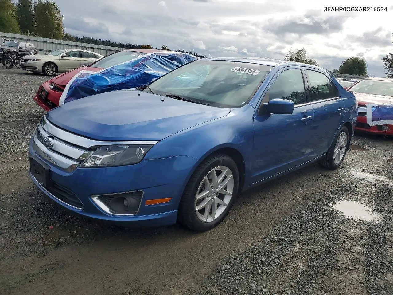 FORD FUSION 2010, VIN 3FAHP0CGXAR216534