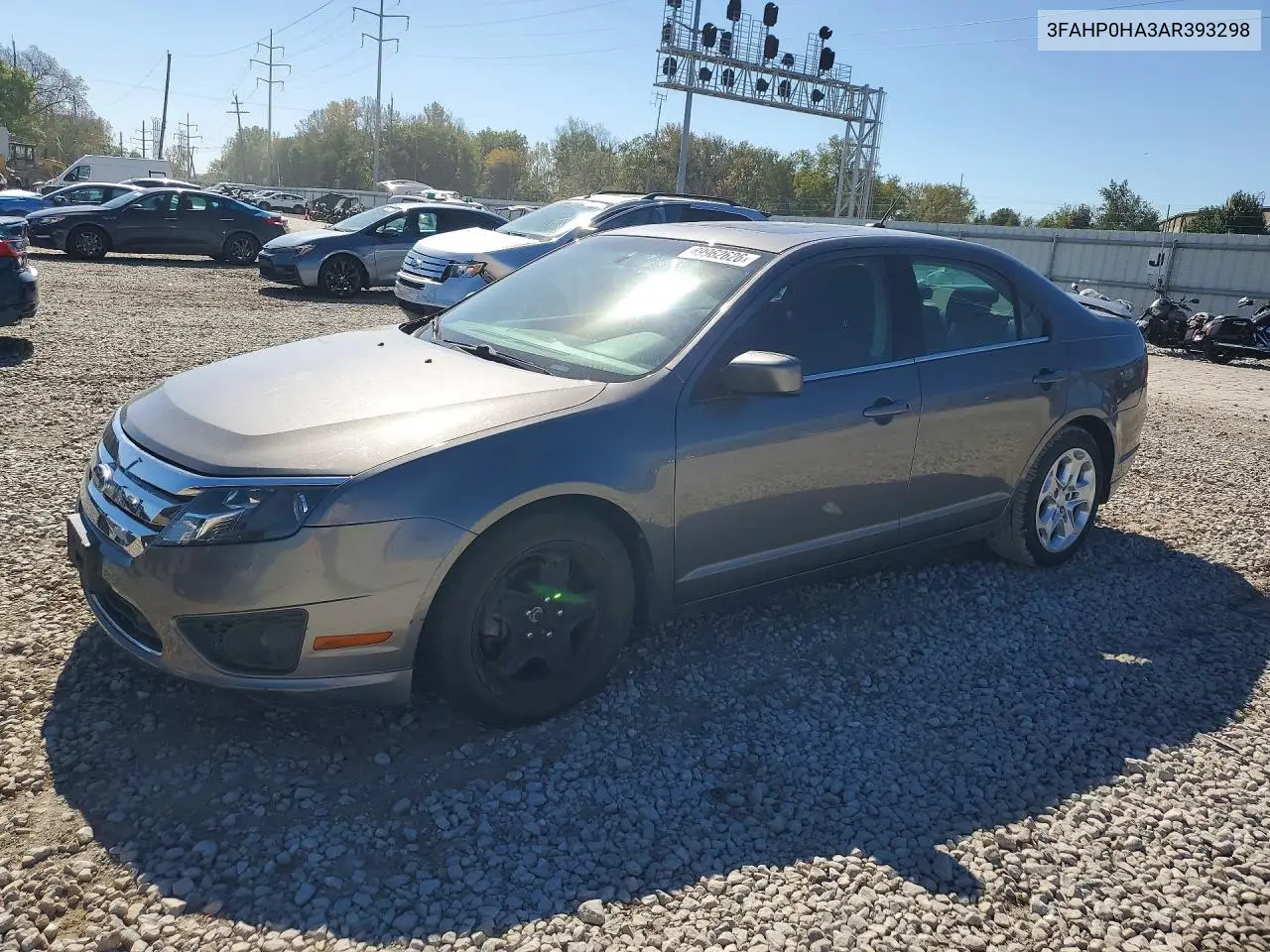 FORD FUSION 2010, VIN 3FAHP0HA3AR393298
