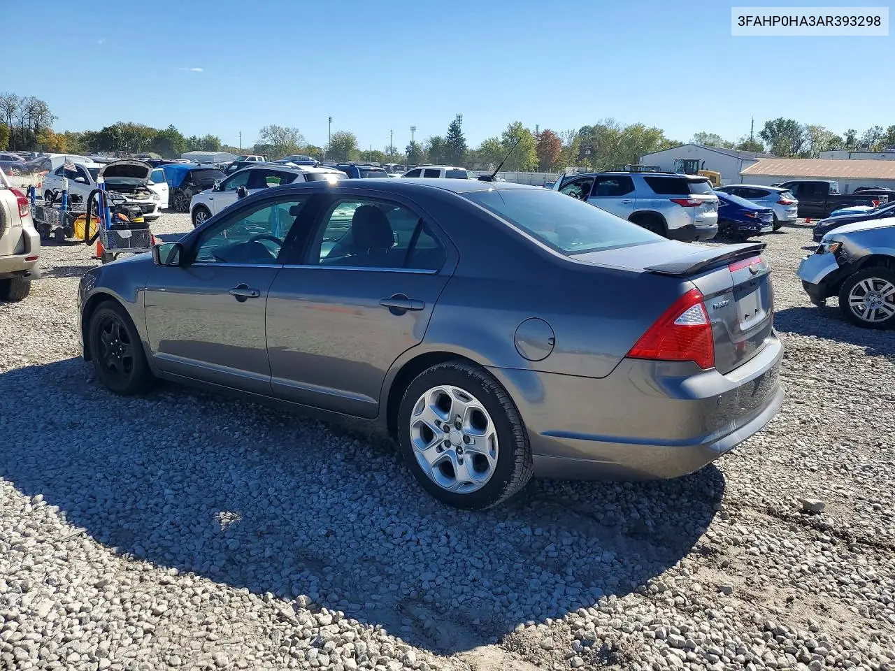 2010 FORD FUSION VIN 3FAHP0HA3AR393298 — фото 2