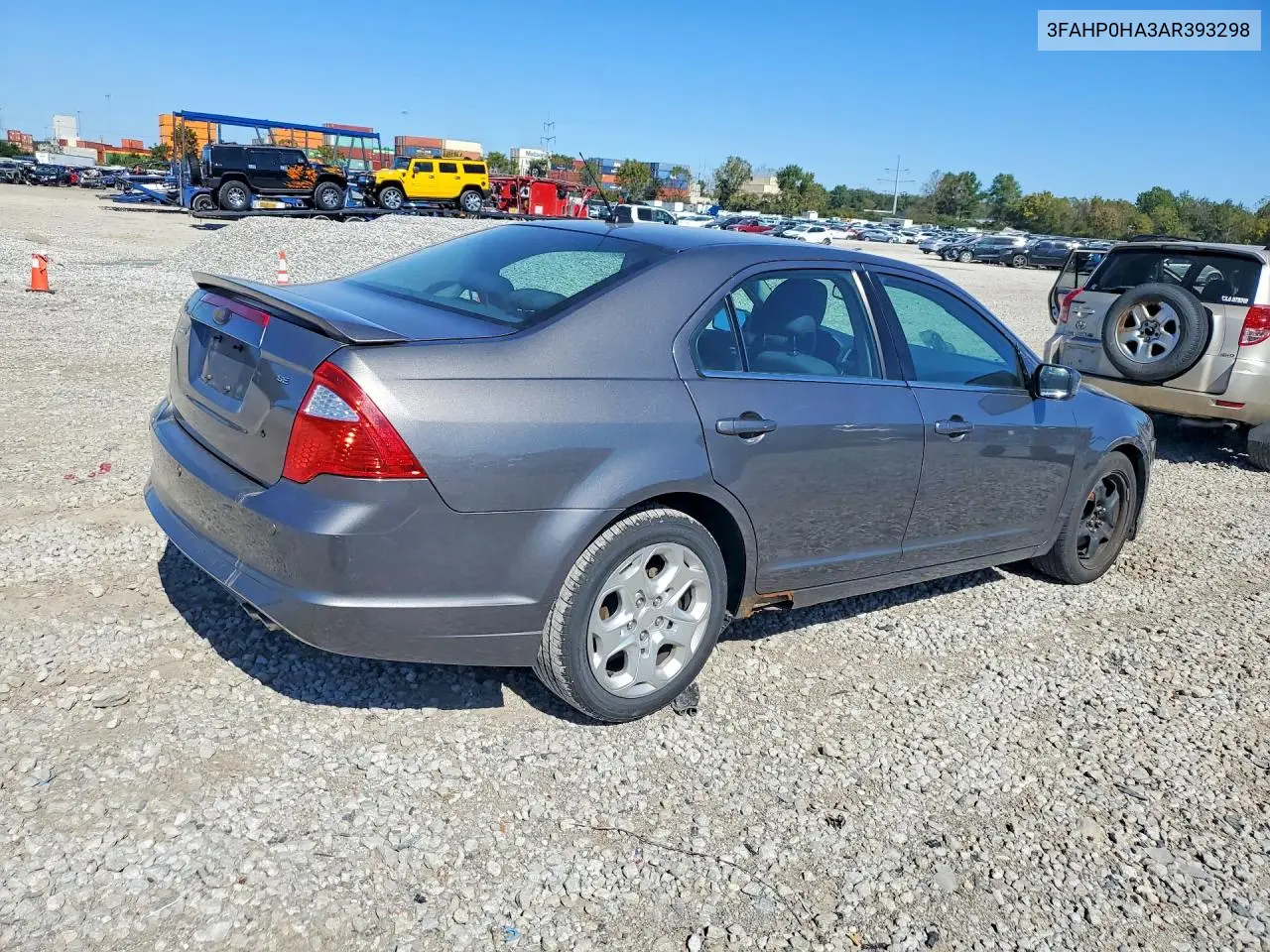 2010 FORD FUSION VIN 3FAHP0HA3AR393298 — фото 3