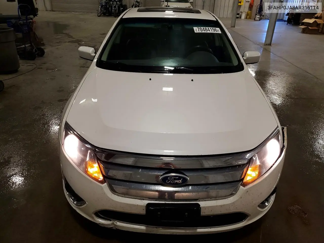FORD FUSION 2010, VIN 3FAHP0JA8AR316114
