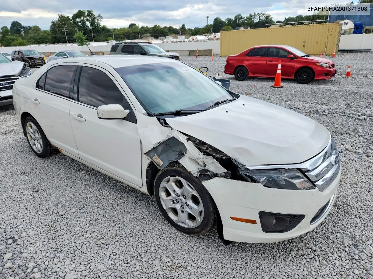 2010 FORD FUSION VIN 3FAHP0HA2AR371308 — фото 4