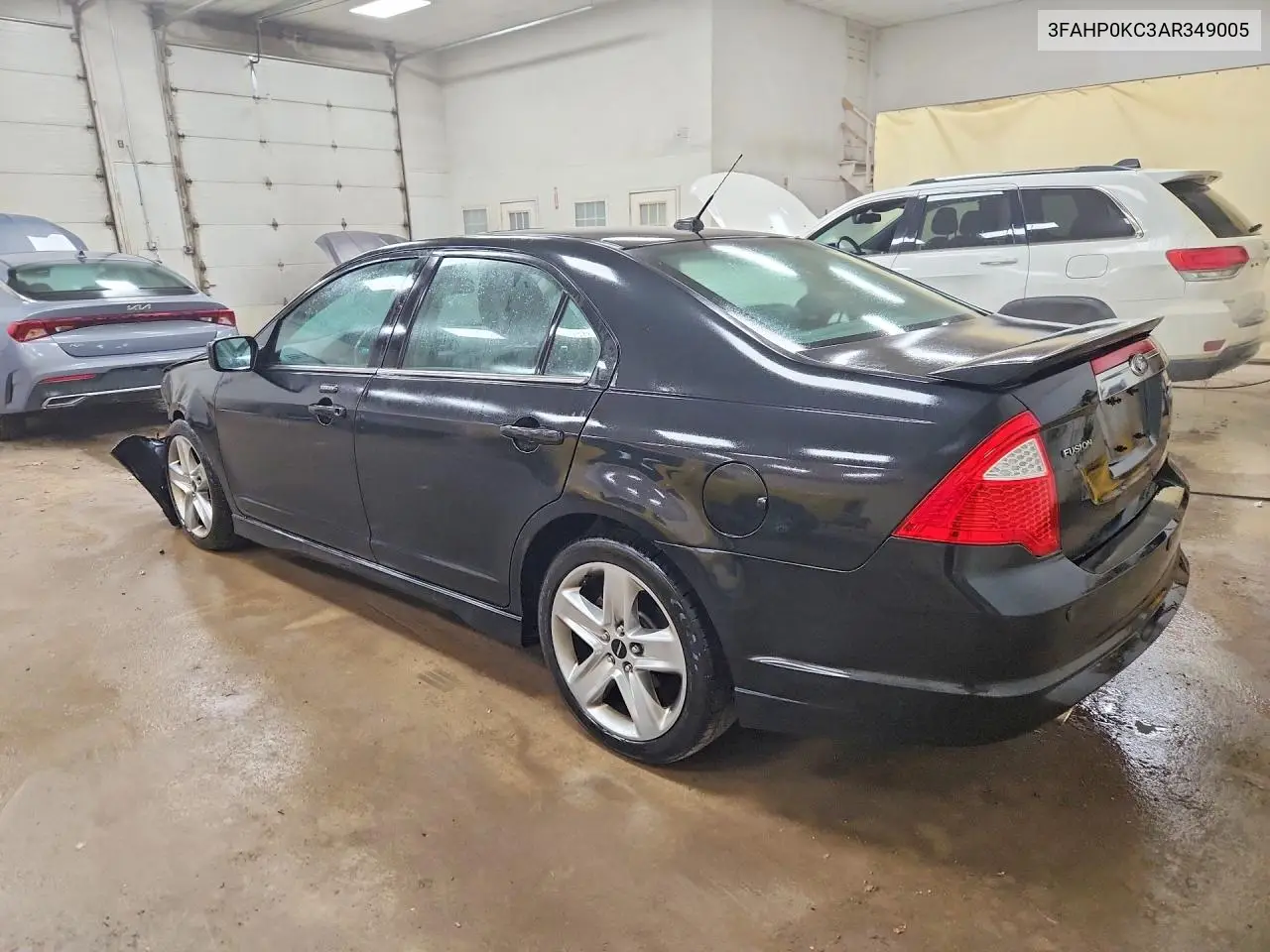 2010 FORD FUSION VIN 3FAHP0KC3AR349005 — фото 2