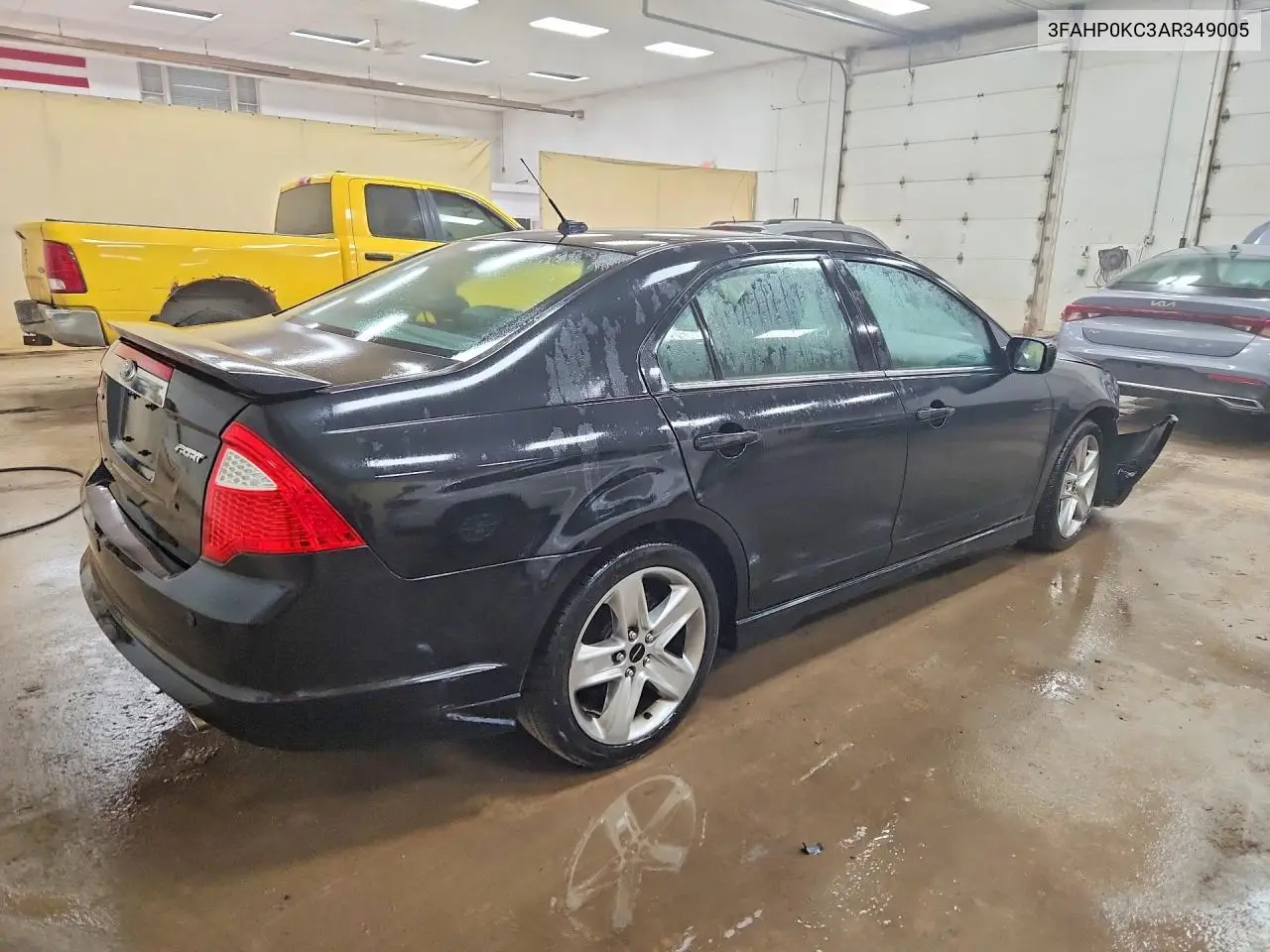 2010 FORD FUSION VIN 3FAHP0KC3AR349005 — фото 3