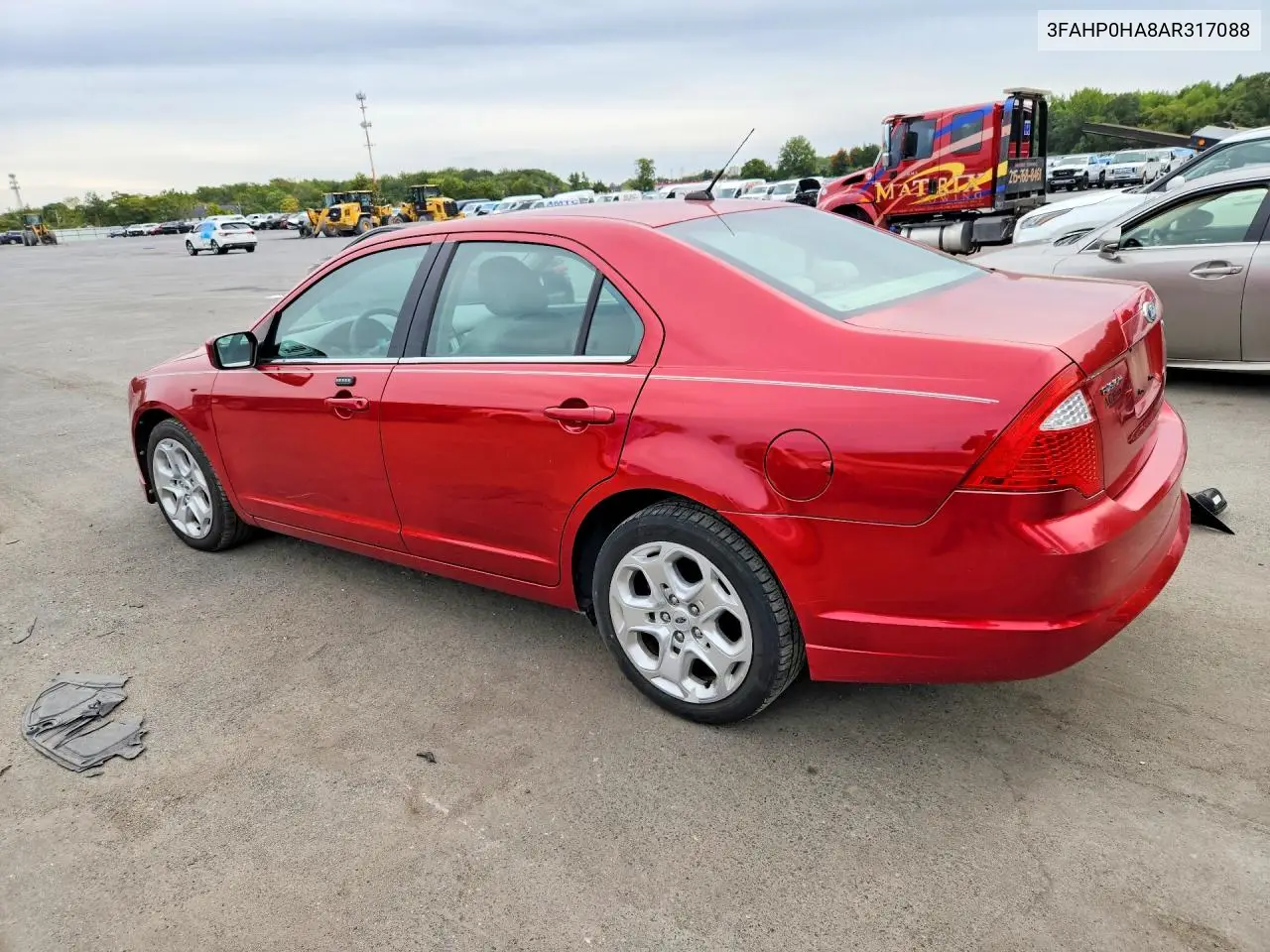2010 FORD FUSION VIN 3FAHP0HA8AR317088 — фото 2