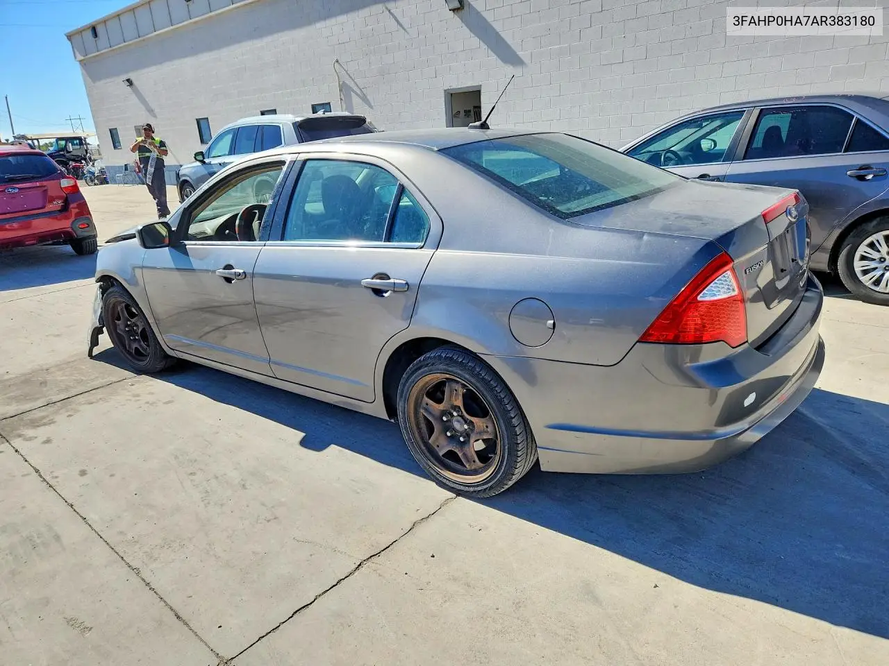 2010 FORD FUSION VIN 3FAHP0HA7AR383180 — фото 2