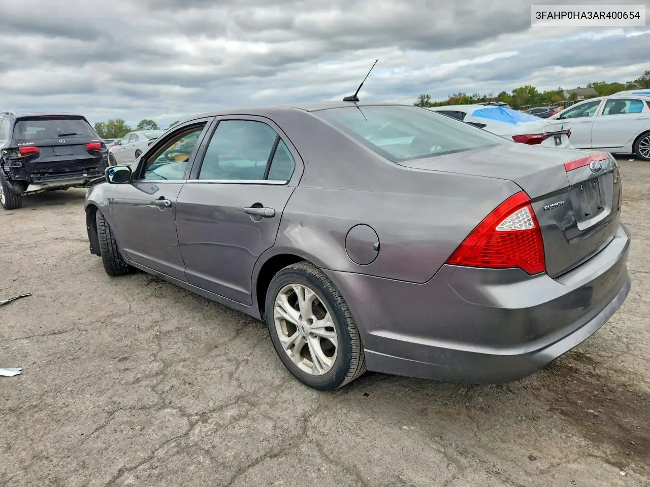 2010 FORD FUSION VIN 3FAHP0HA3AR400654 — фото 2