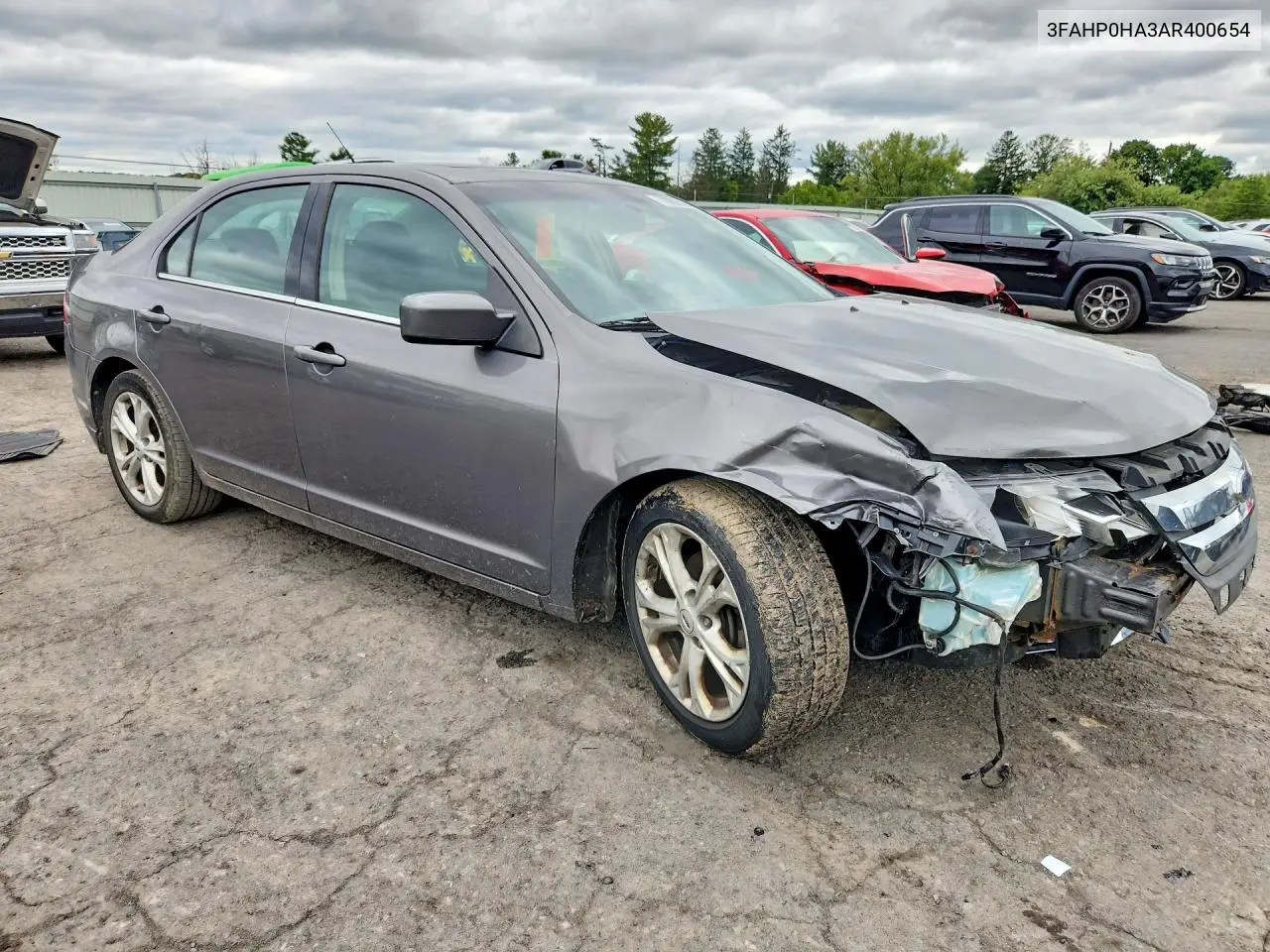 2010 FORD FUSION VIN 3FAHP0HA3AR400654 — фото 4