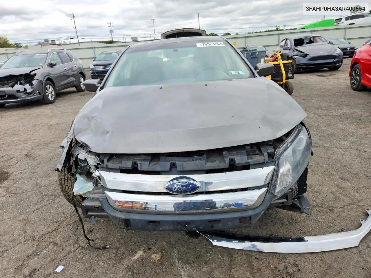 2010 FORD FUSION VIN 3FAHP0HA3AR400654 — фото 5