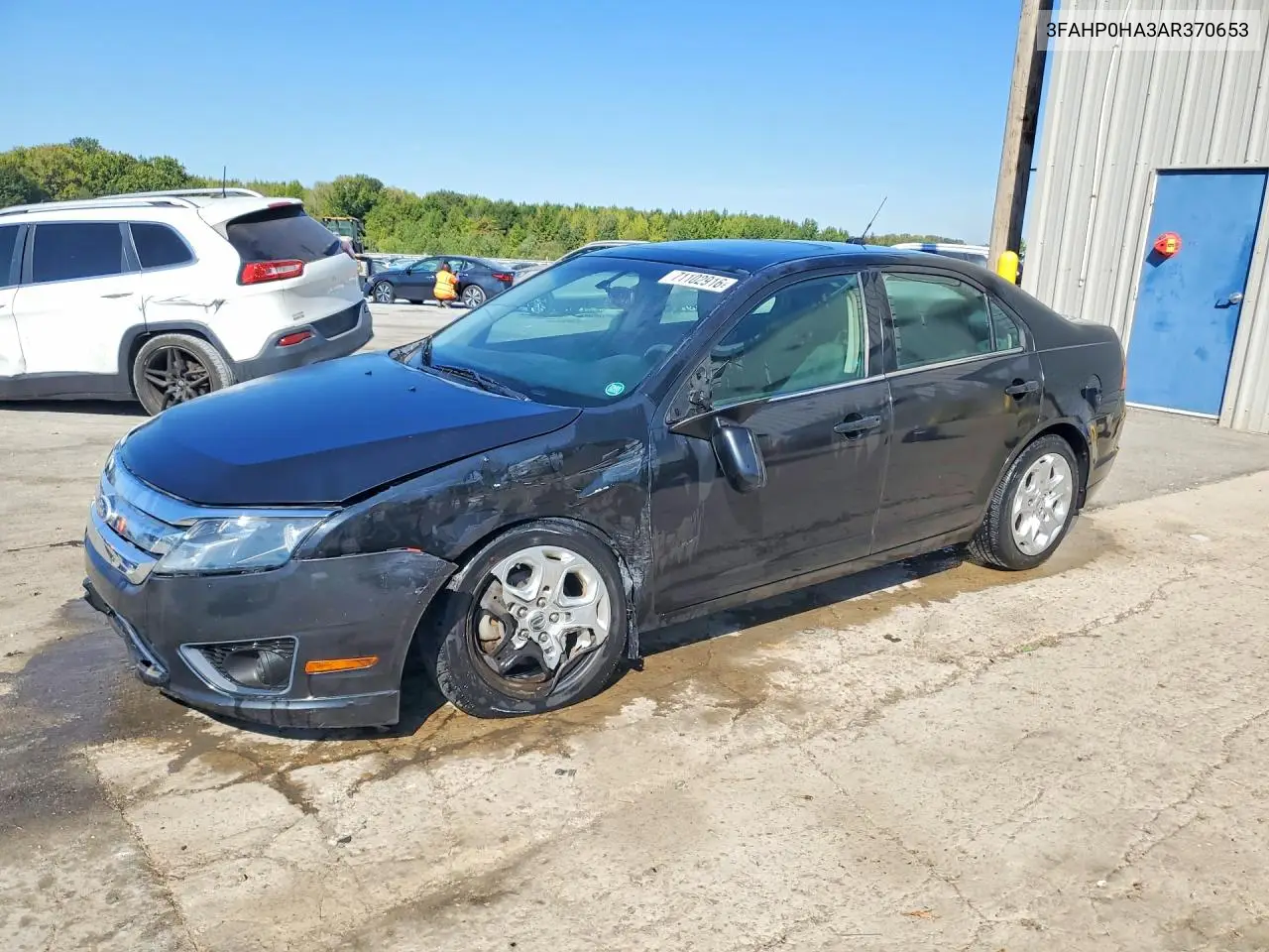 FORD FUSION 2010, VIN 3FAHP0HA3AR370653