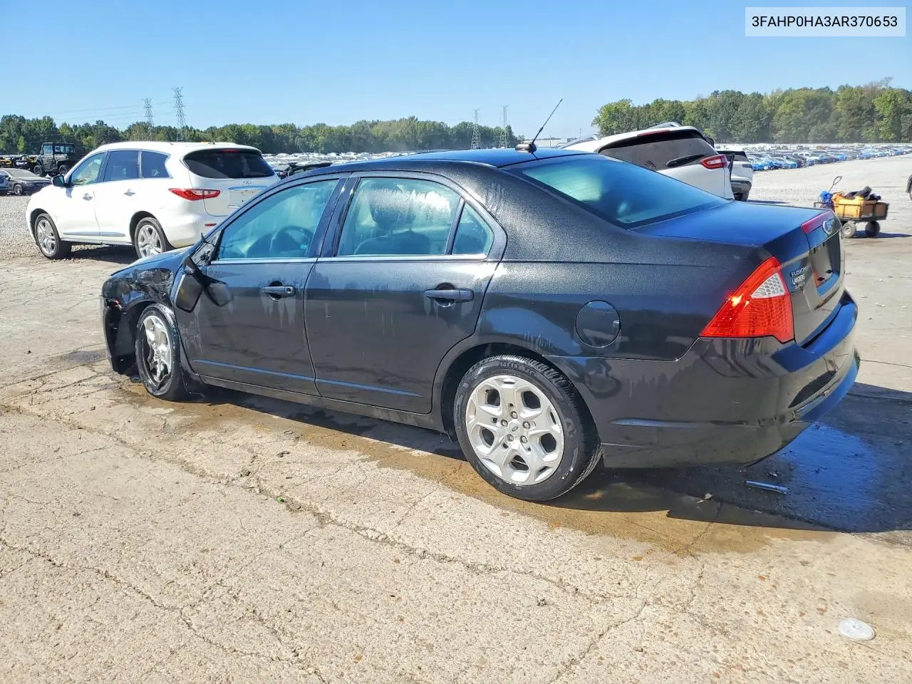 2010 FORD FUSION VIN 3FAHP0HA3AR370653 — фото 2