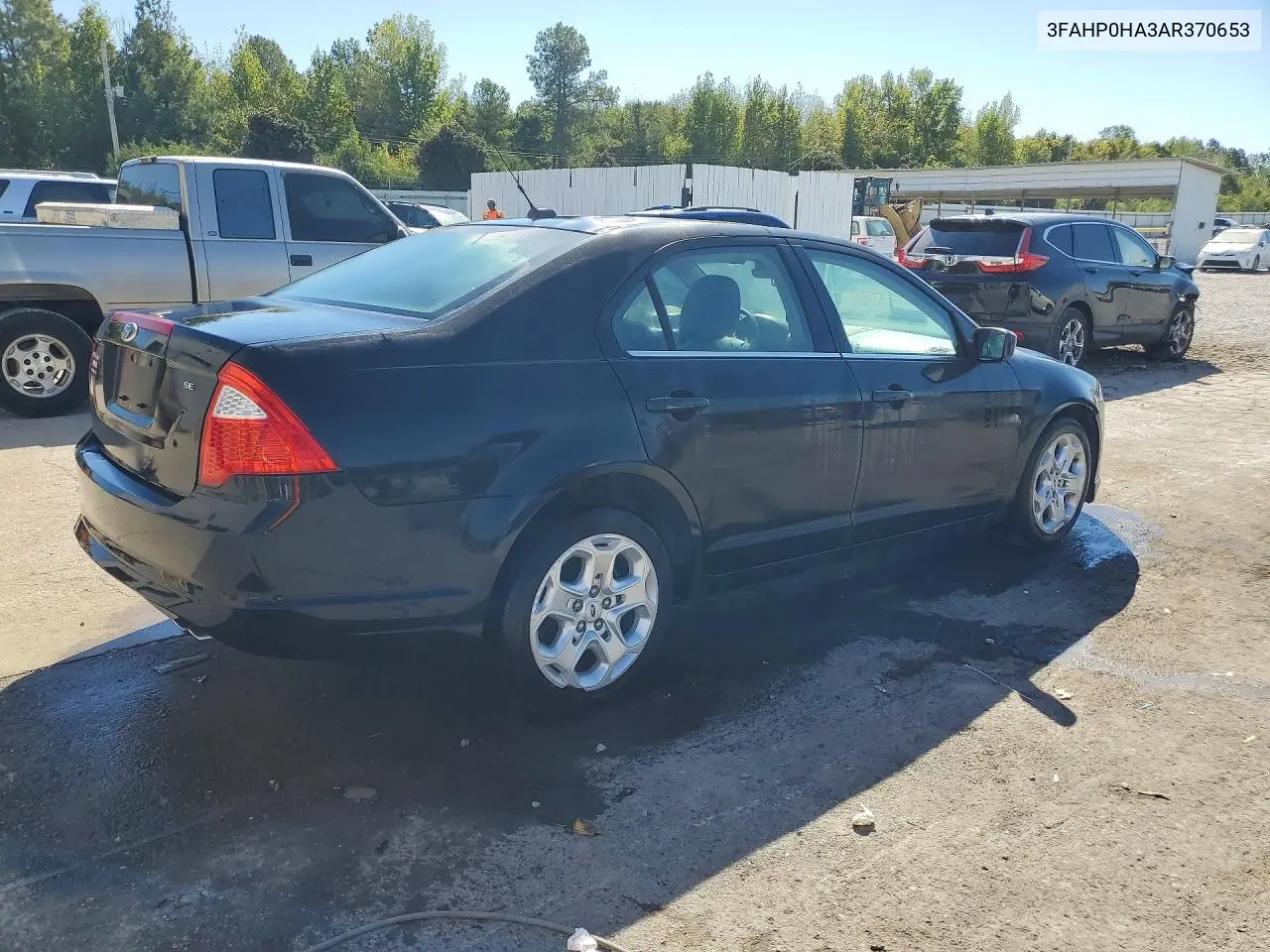 2010 FORD FUSION VIN 3FAHP0HA3AR370653 — фото 3
