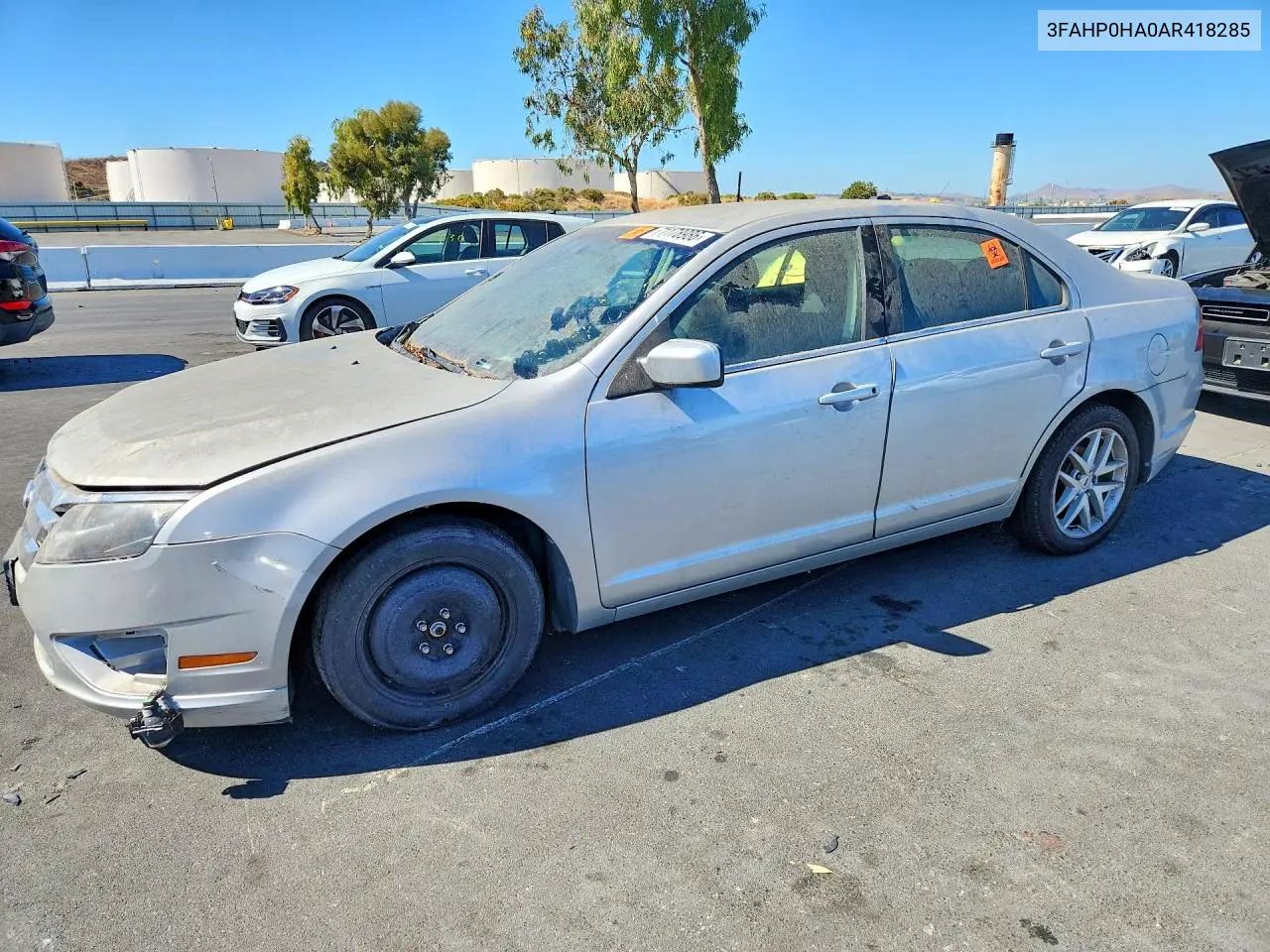 FORD FUSION 2010, VIN 3FAHP0HA0AR418285