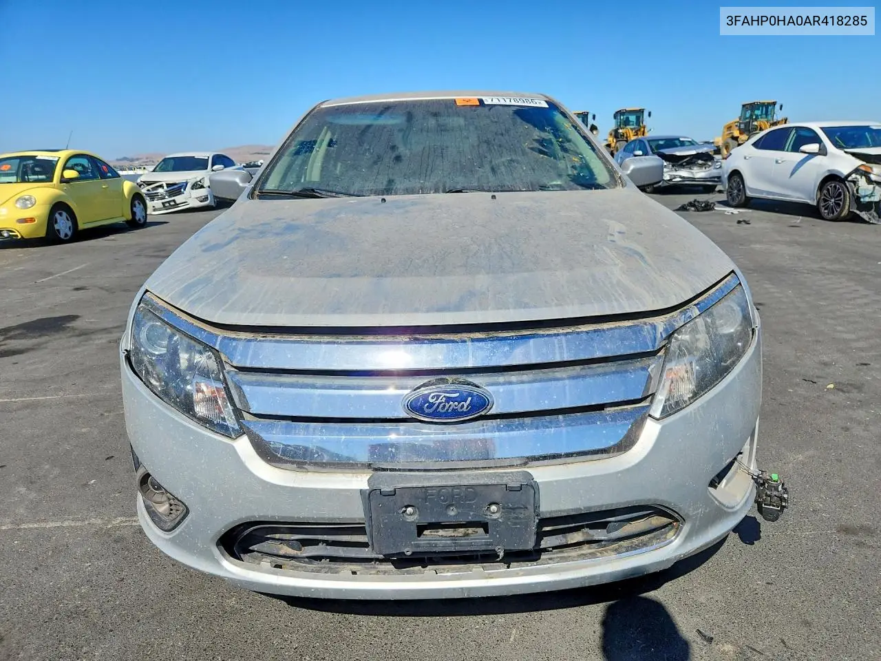 2010 FORD FUSION VIN 3FAHP0HA0AR418285 — фото 5