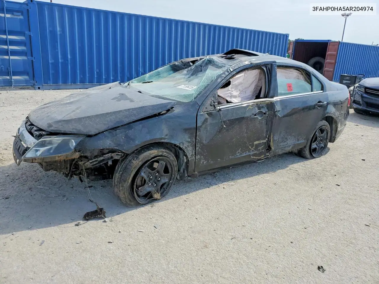 FORD FUSION 2010, VIN 3FAHP0HA5AR204974