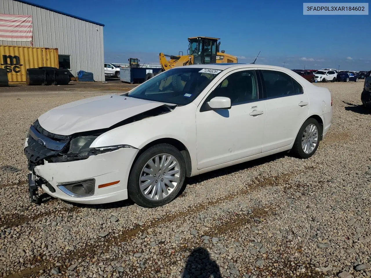FORD FUSION 2010, VIN 3FADP0L3XAR184602