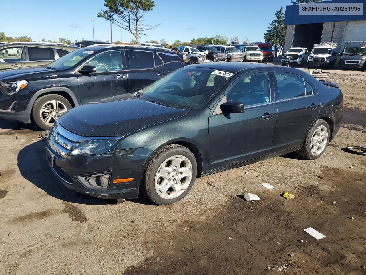 FORD FUSION 2010, VIN 3FAHP0HG7AR281995