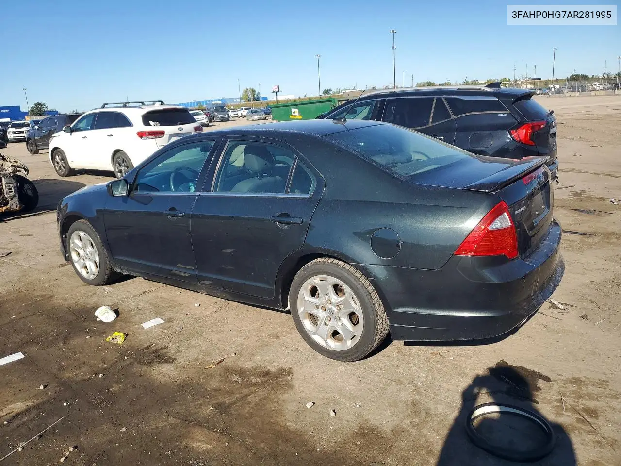 2010 FORD FUSION VIN 3FAHP0HG7AR281995 — фото 2