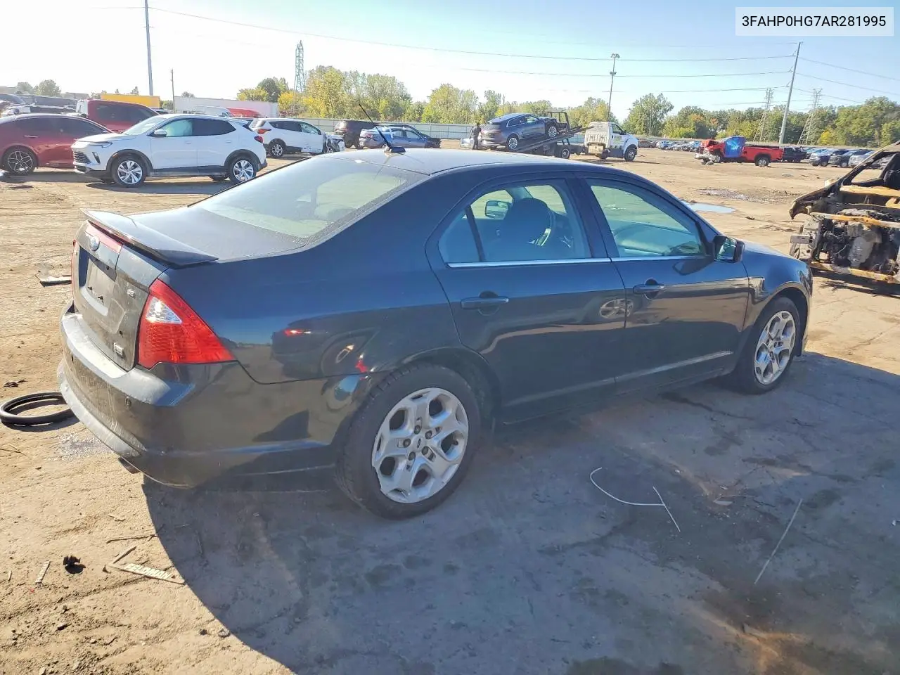 2010 FORD FUSION VIN 3FAHP0HG7AR281995 — фото 3