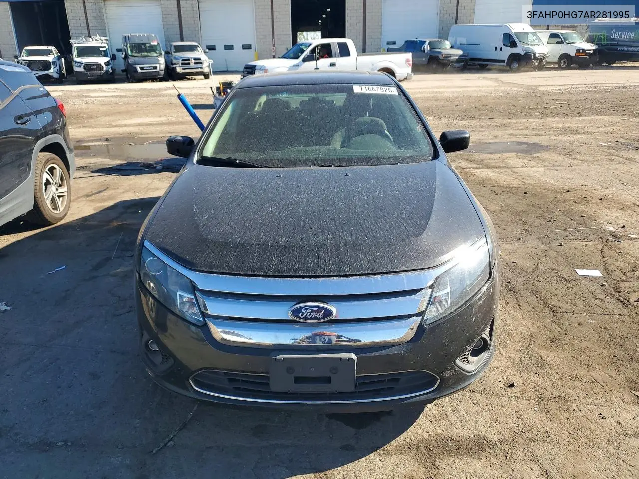 2010 FORD FUSION VIN 3FAHP0HG7AR281995 — фото 5