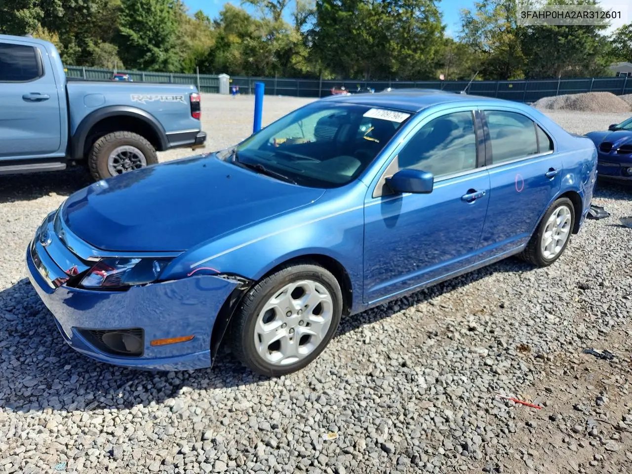 FORD FUSION 2010, VIN 3FAHP0HA2AR312601