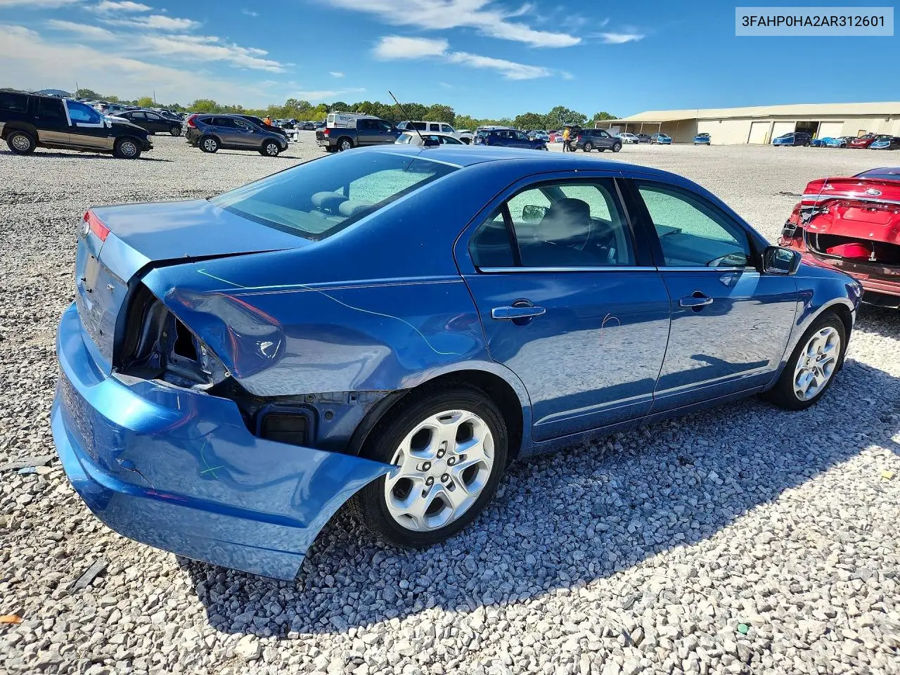 2010 FORD FUSION VIN 3FAHP0HA2AR312601 — фото 3