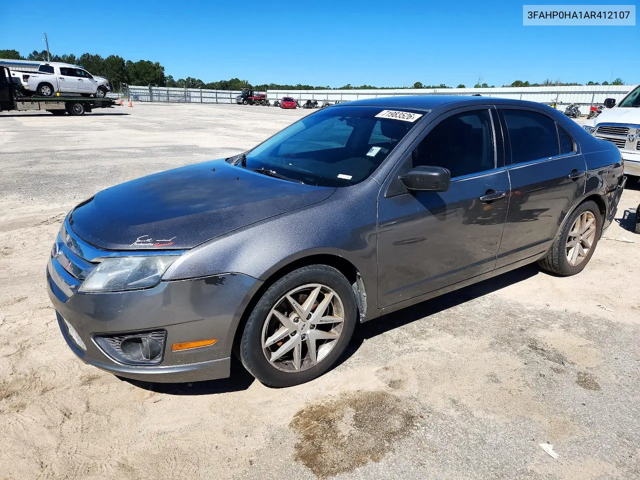 FORD FUSION 2010, VIN 3FAHP0HA1AR412107