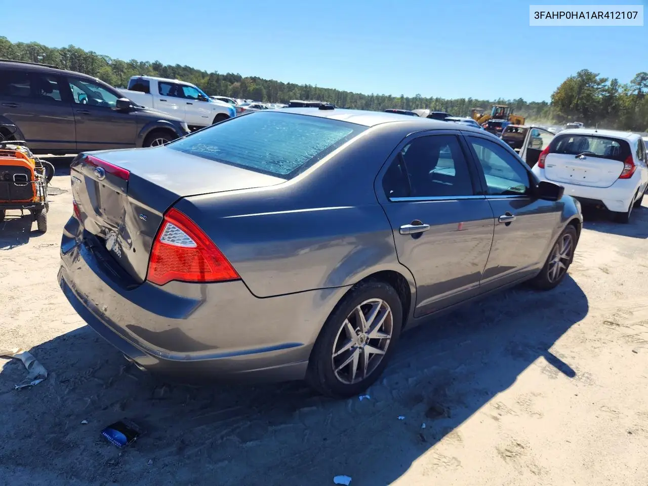 2010 FORD FUSION VIN 3FAHP0HA1AR412107 — фото 3