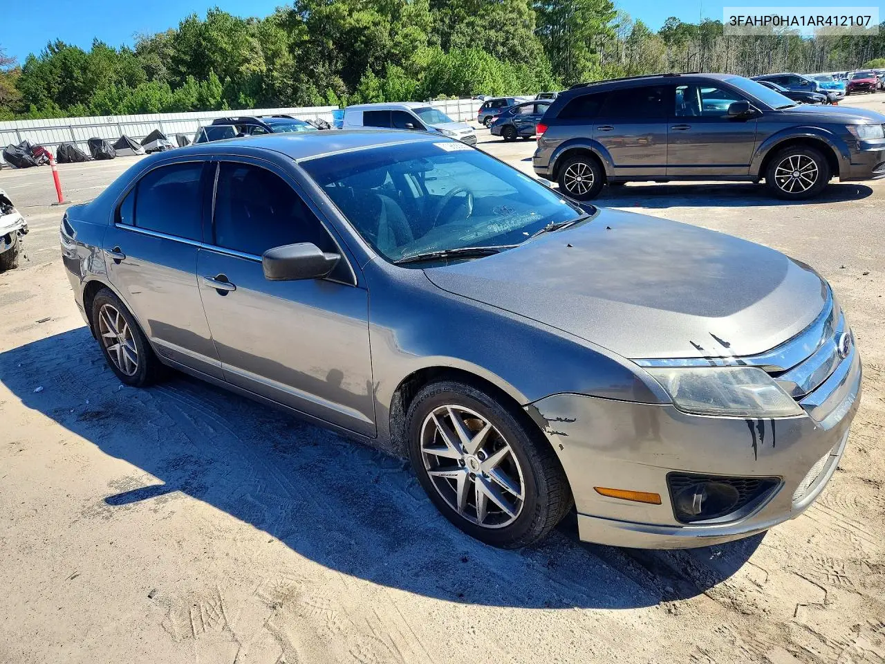 2010 FORD FUSION VIN 3FAHP0HA1AR412107 — фото 4