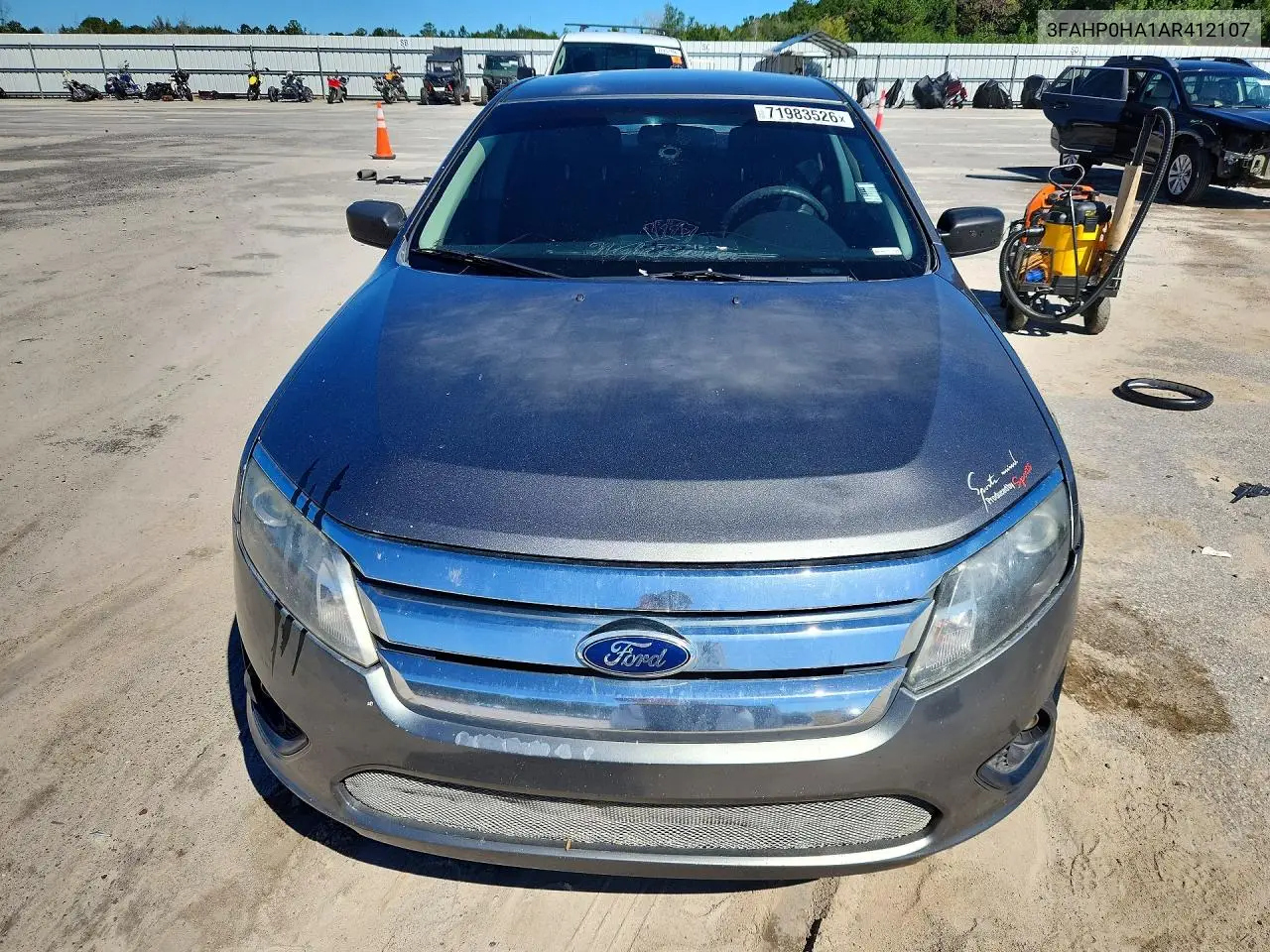 2010 FORD FUSION VIN 3FAHP0HA1AR412107 — фото 5