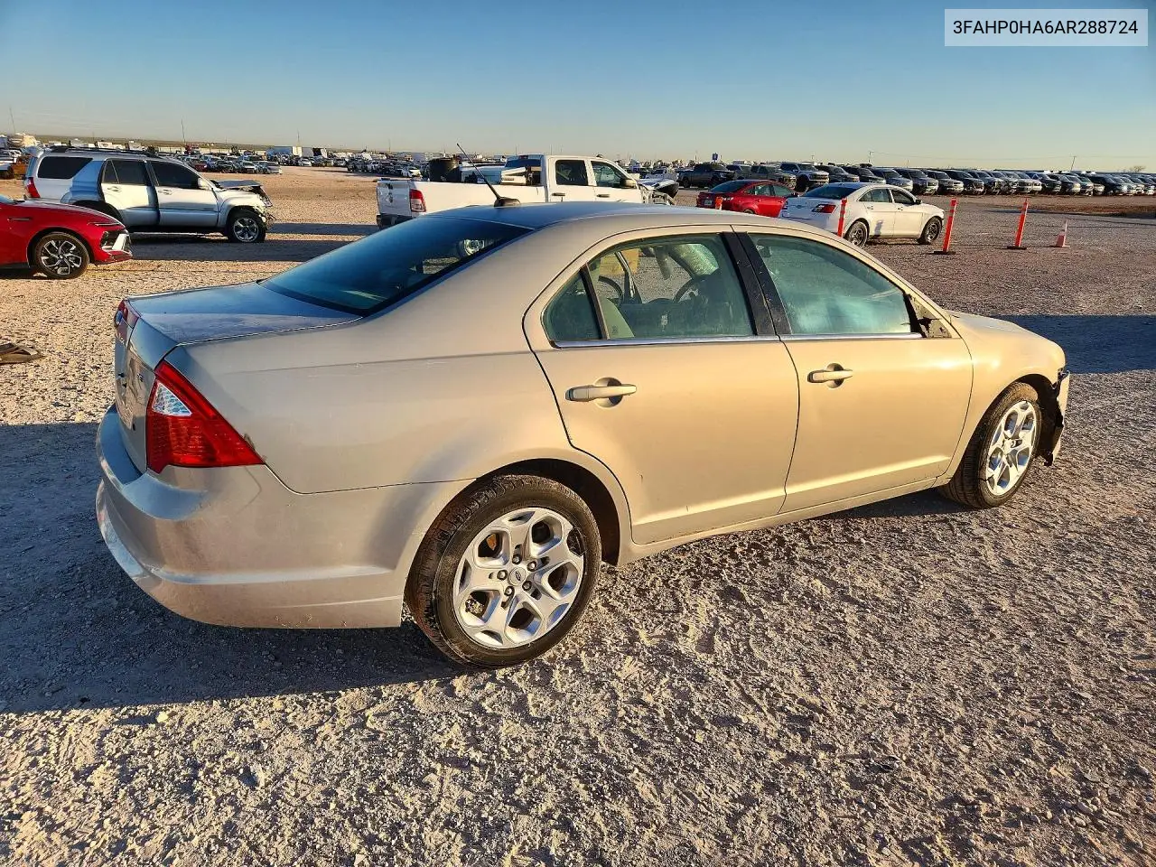 2010 FORD FUSION VIN 3FAHP0HA6AR288724 — фото 3
