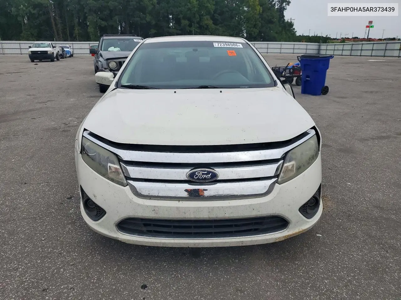 2010 FORD FUSION VIN 3FAHP0HA5AR373439 — фото 5