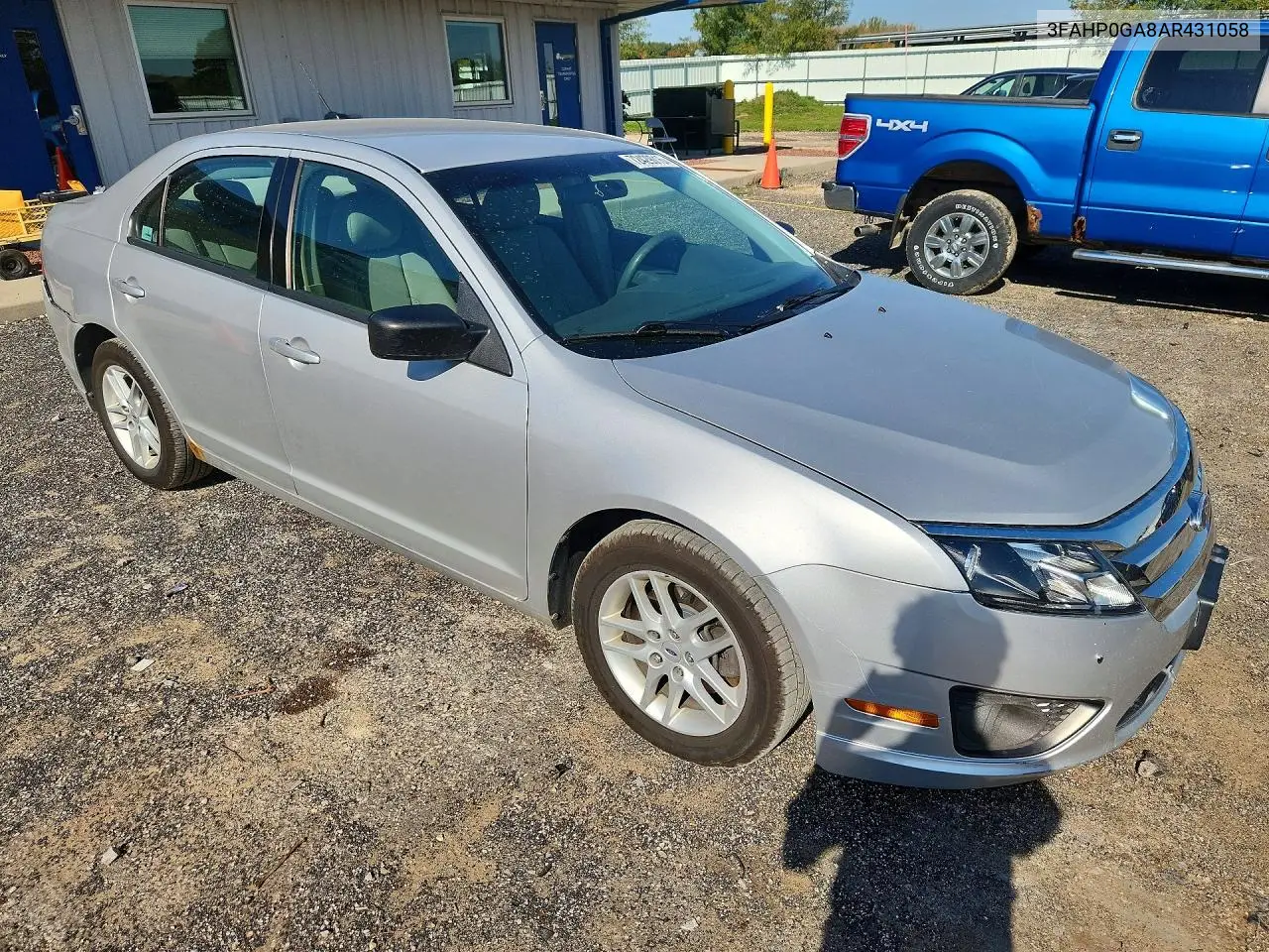 2010 FORD FUSION VIN 3FAHP0GA8AR431058 — фото 4