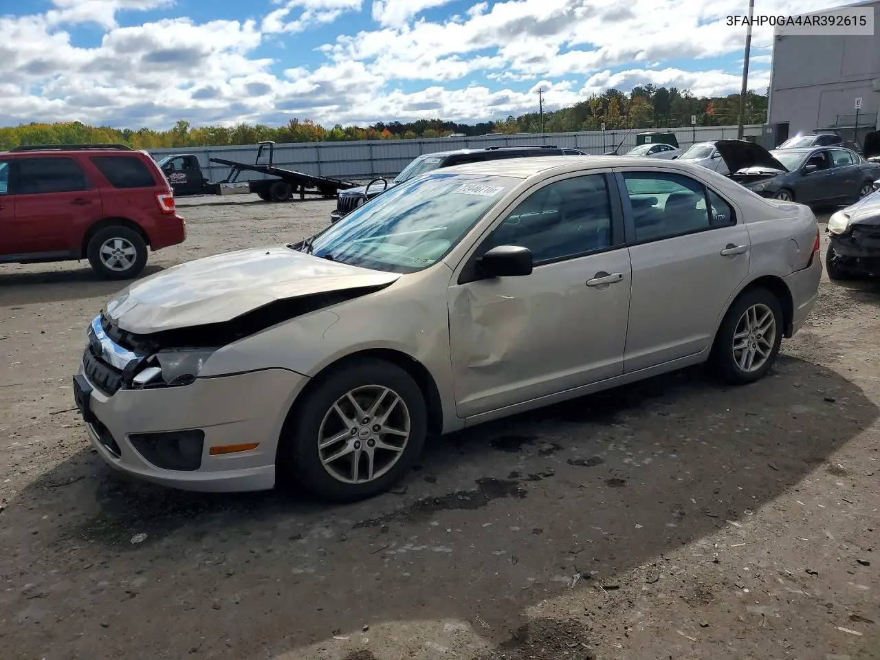 FORD FUSION 2010, VIN 3FAHP0GA4AR392615