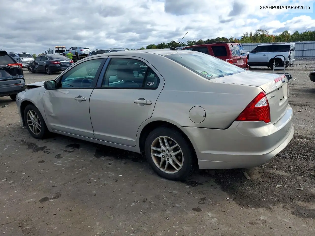 2010 FORD FUSION VIN 3FAHP0GA4AR392615 — фото 2