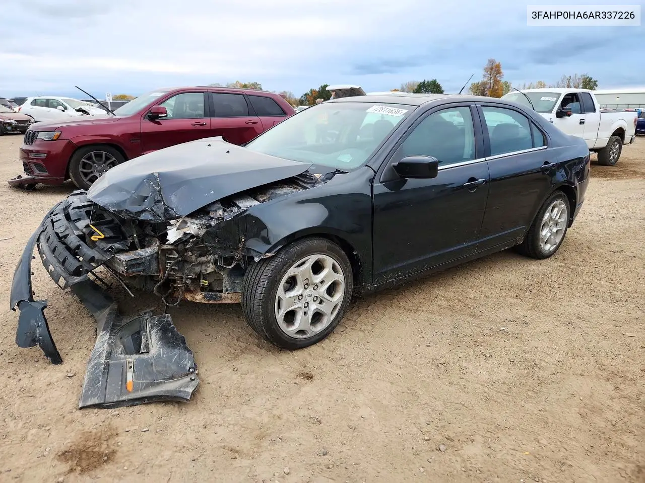 FORD FUSION 2010, VIN 3FAHP0HA6AR337226