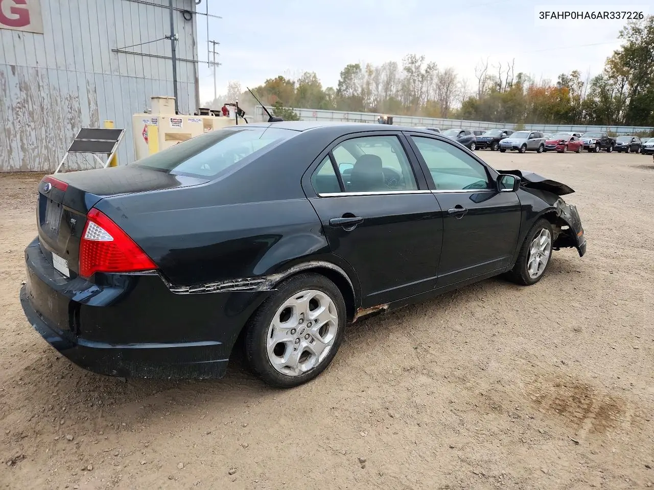 2010 FORD FUSION VIN 3FAHP0HA6AR337226 — фото 3