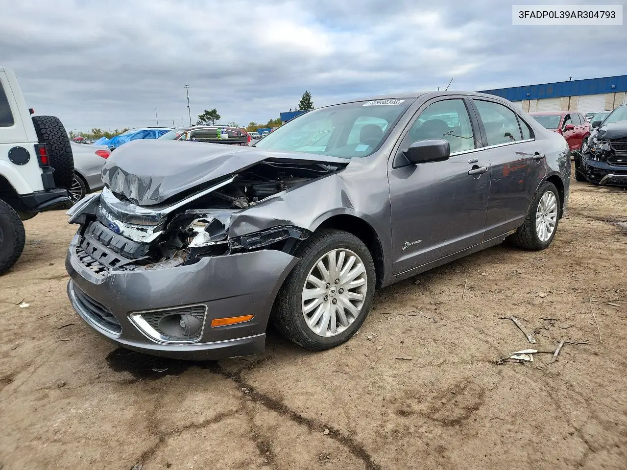 2010 FORD FUSION VIN 3FADP0L39AR304793 — фото 2
