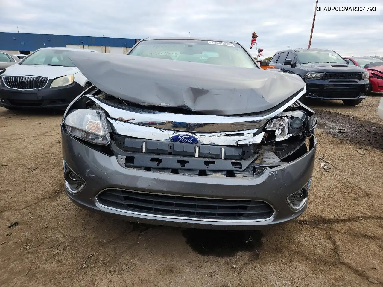 2010 FORD FUSION VIN 3FADP0L39AR304793 — фото 5