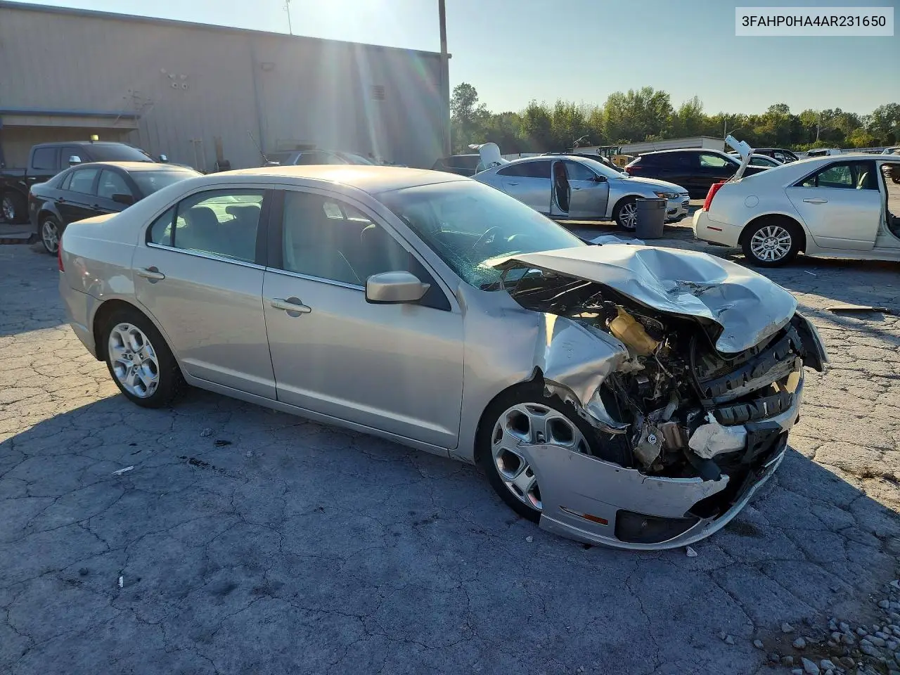 2010 FORD FUSION VIN 3FAHP0HA4AR231650 — фото 4