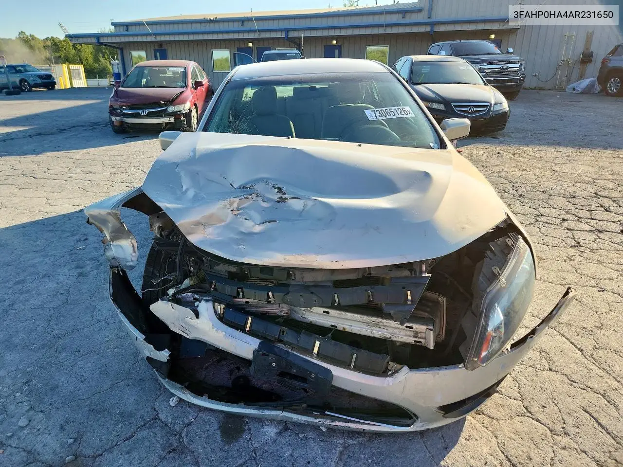 2010 FORD FUSION VIN 3FAHP0HA4AR231650 — фото 5